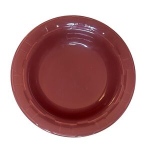 Longaberger 12 inch bowl woven paprika